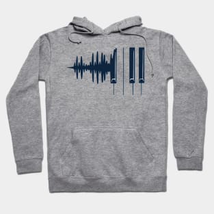 Piano Soundwaves Hoodie